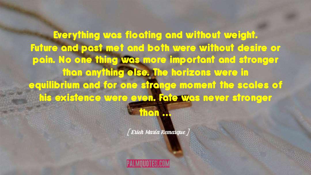 Strange Moment quotes by Erich Maria Remarque