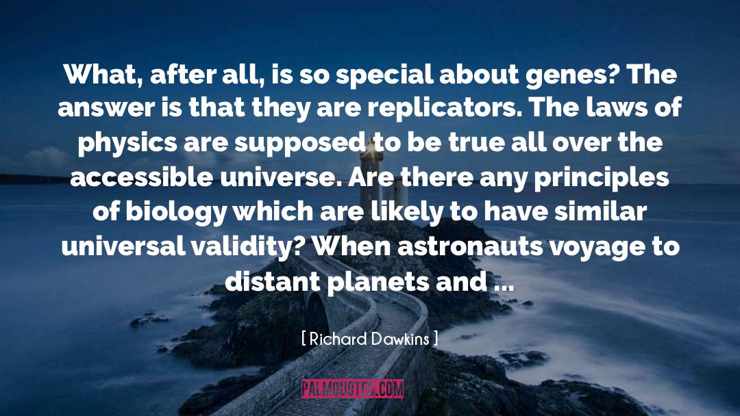 Strange quotes by Richard Dawkins