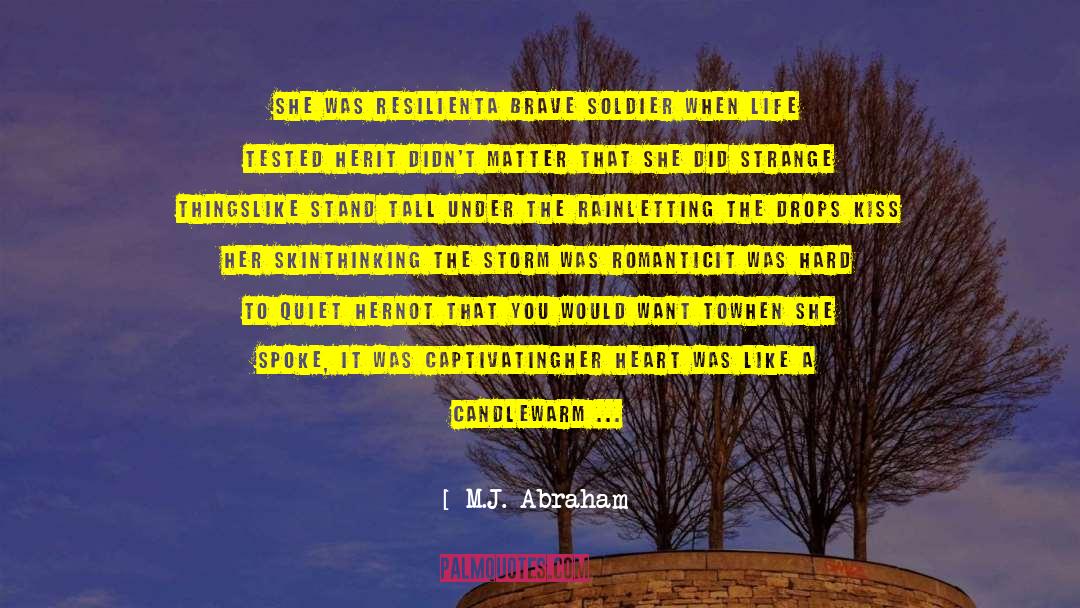 Strange Things quotes by M.J. Abraham