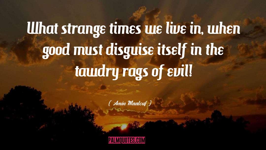 Strange Times quotes by Amin Maalouf
