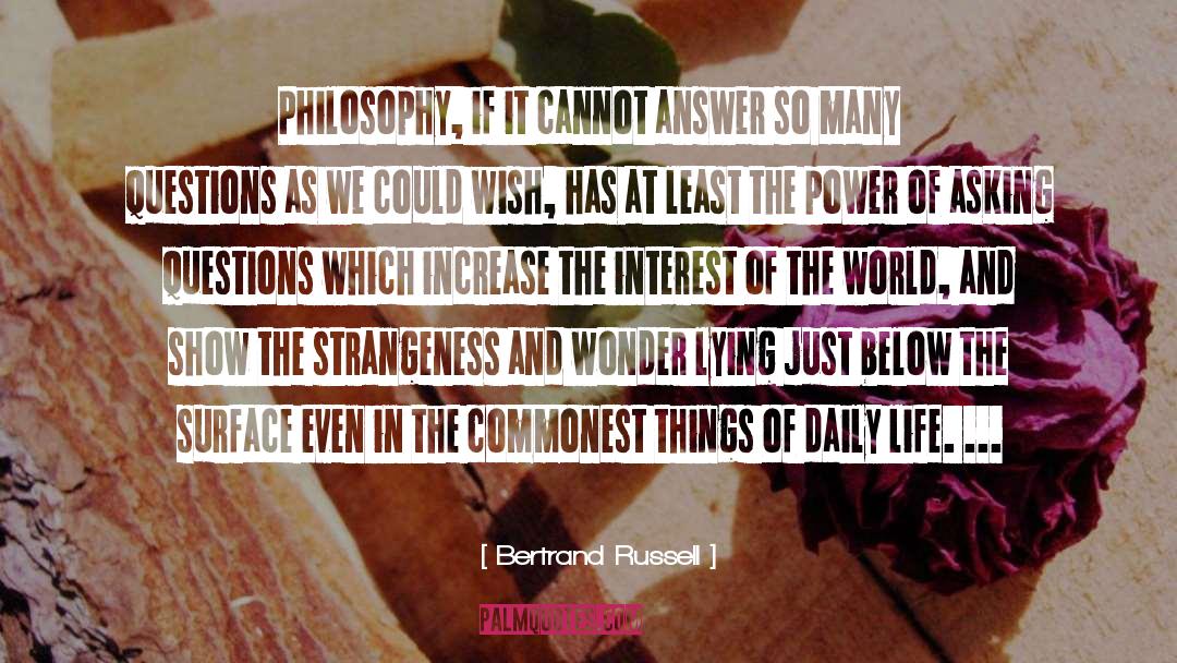 Strangeness quotes by Bertrand Russell