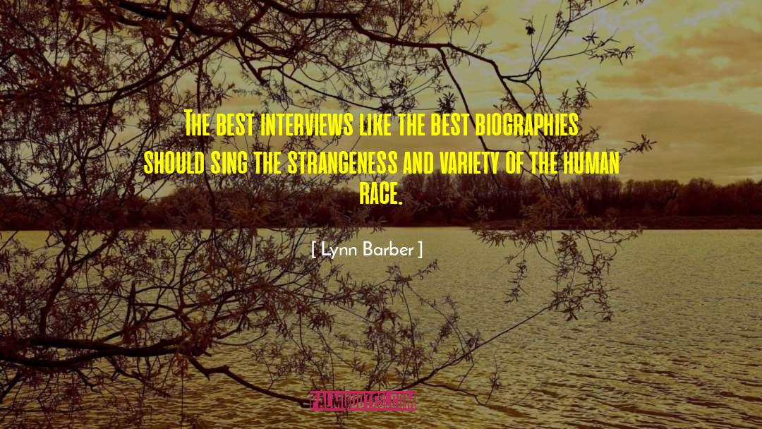 Strangeness quotes by Lynn Barber