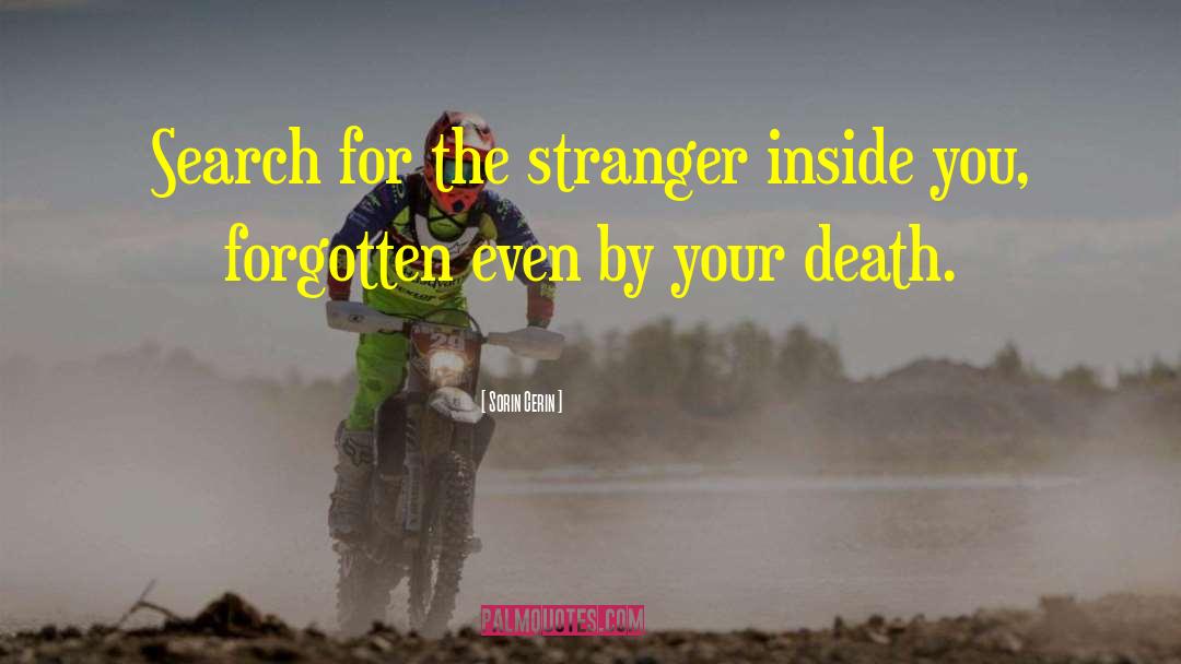 Stranger Danger Quote quotes by Sorin Cerin