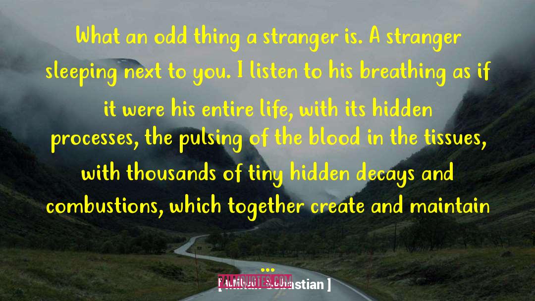 Stranger Danger Quote quotes by Mihail Sebastian