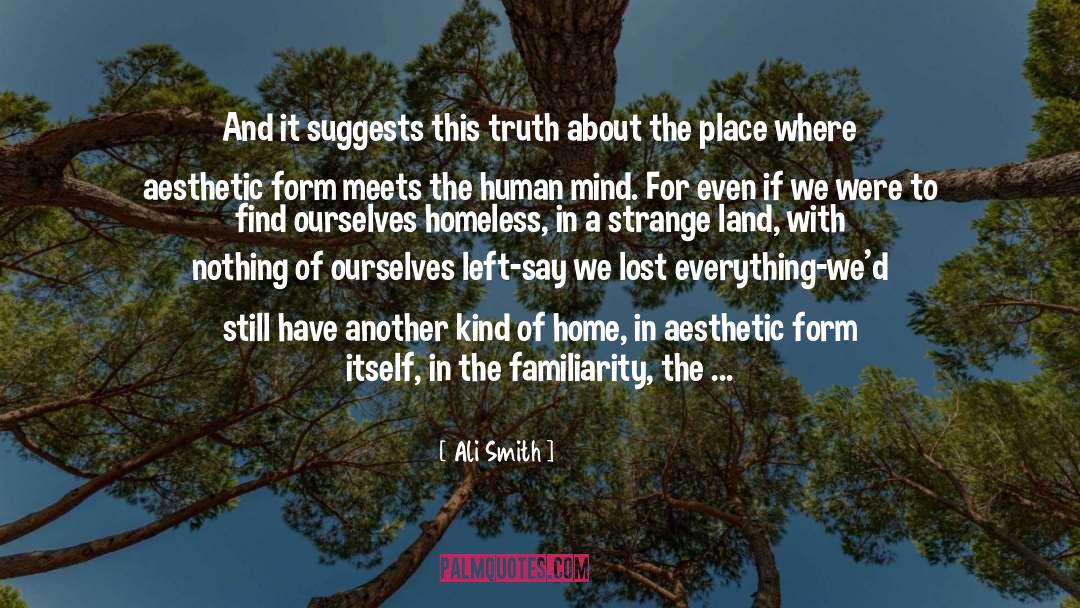 Stranger In A Strange Land quotes by Ali Smith