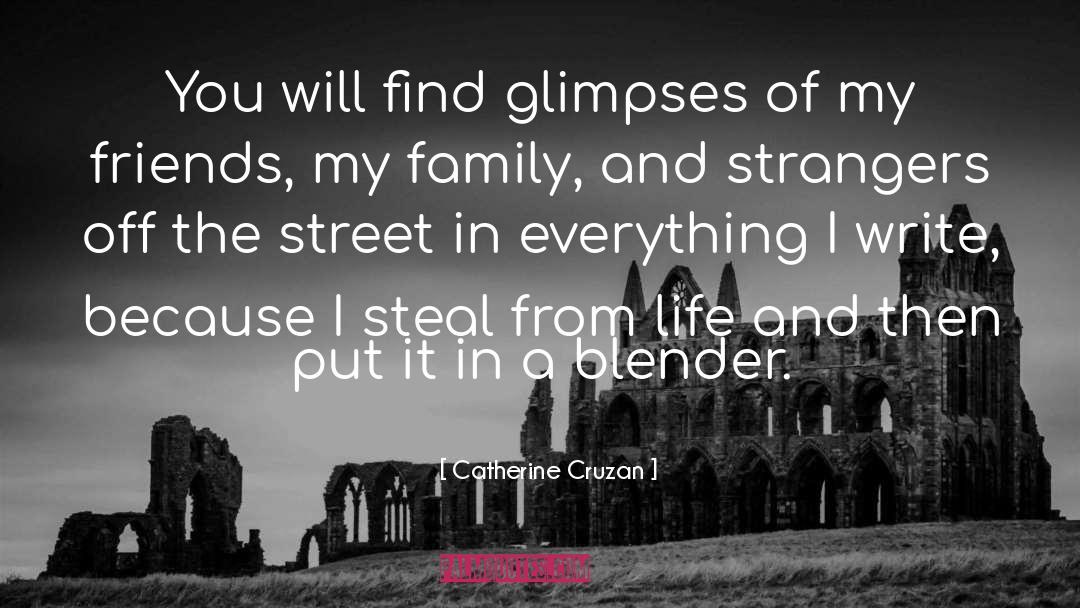 Strangers quotes by Catherine Cruzan