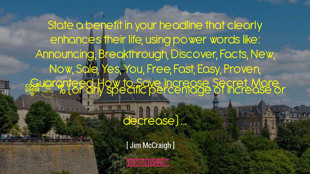 Strangest Secret quotes by Jim McCraigh