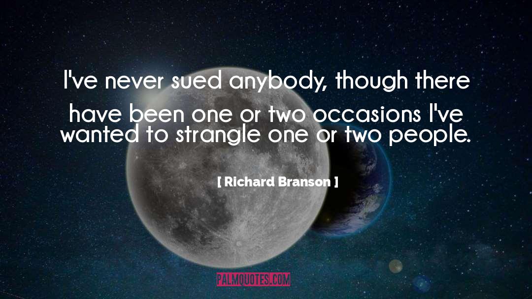 Strangle quotes by Richard Branson