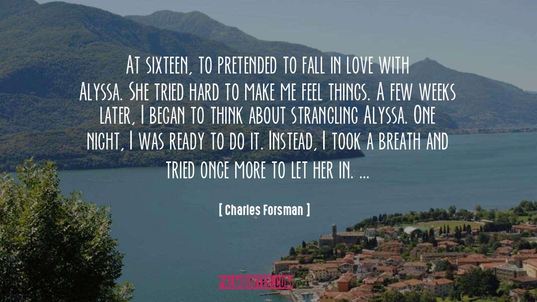 Strangling quotes by Charles Forsman