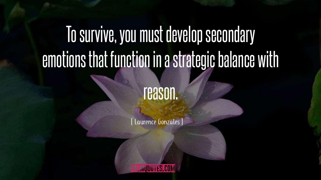 Strategic quotes by Laurence Gonzales