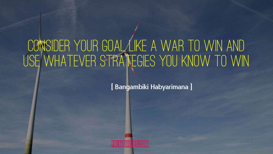 Strategic Thinking quotes by Bangambiki Habyarimana