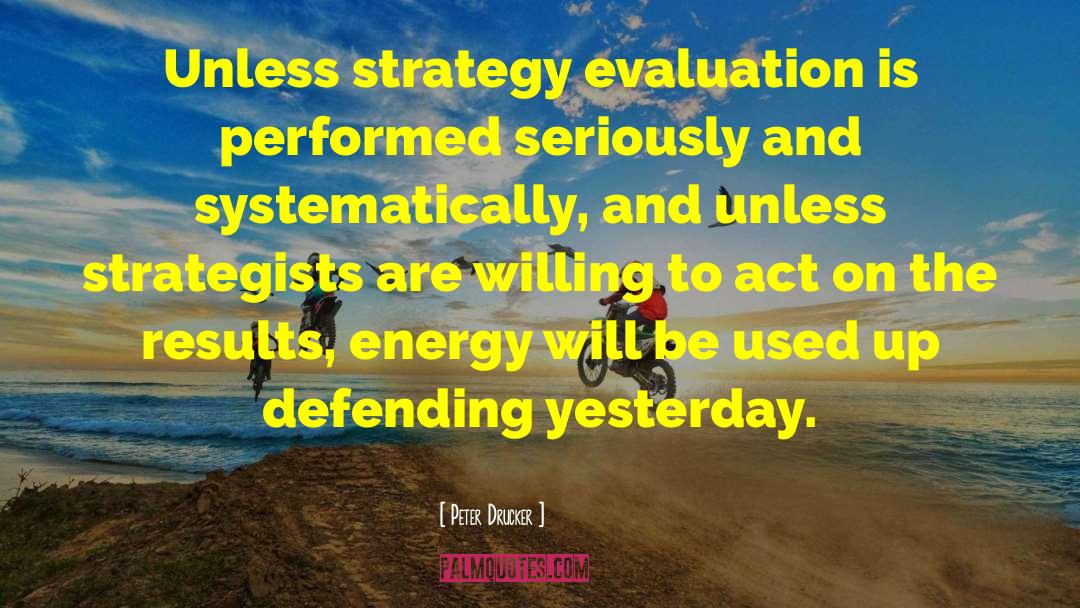 Strategist quotes by Peter Drucker