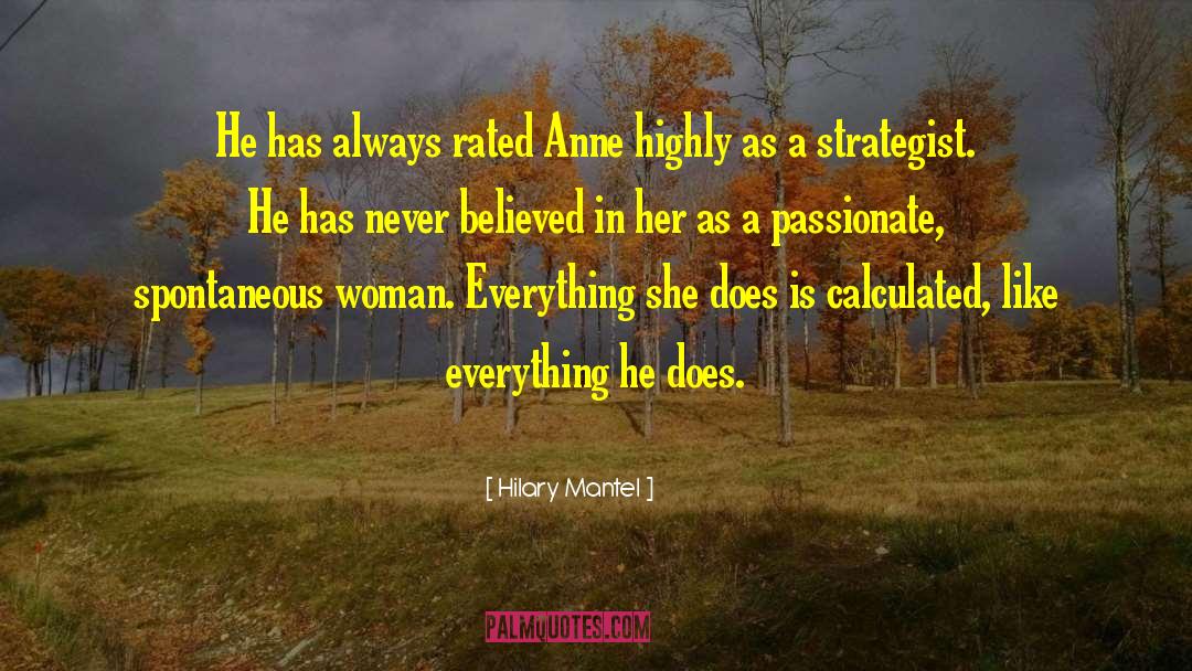 Strategist quotes by Hilary Mantel