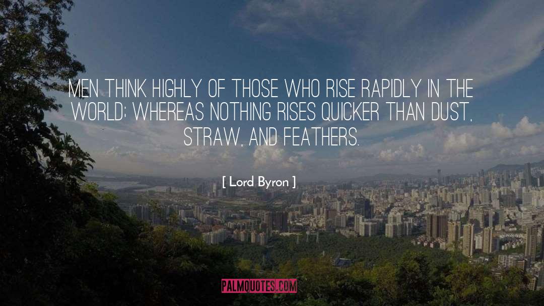 Straw Hats quotes by Lord Byron