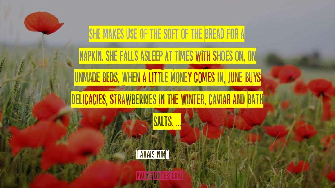 Strawberries quotes by Anais Nin