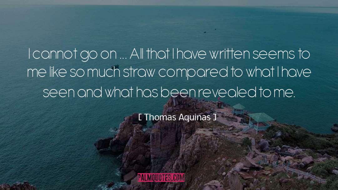 Straws quotes by Thomas Aquinas