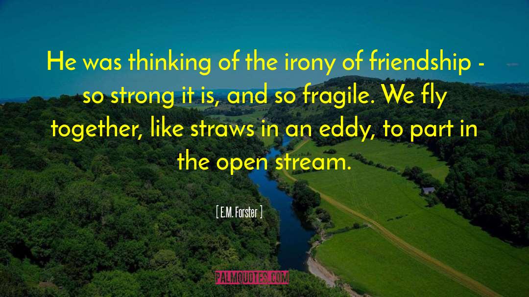 Straws quotes by E.M. Forster
