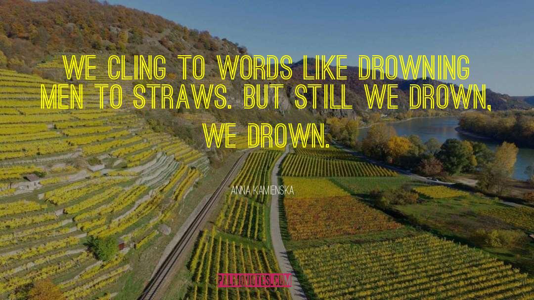 Straws quotes by Anna Kamienska