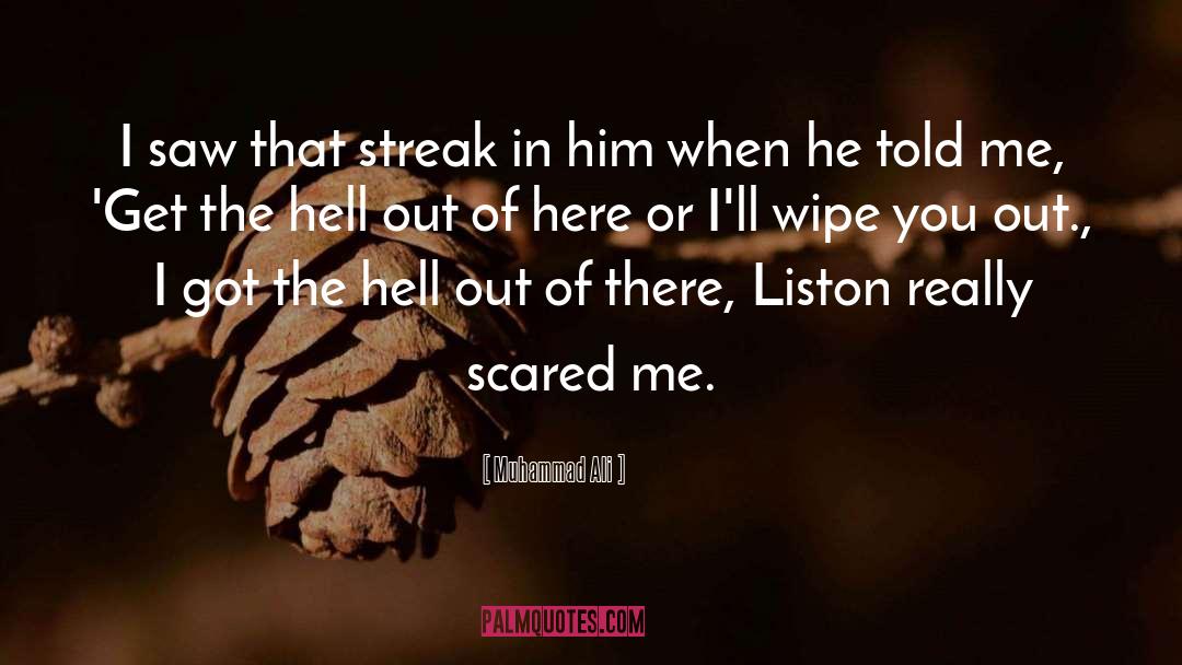 Streak quotes by Muhammad Ali