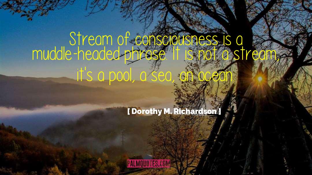 Stream Of Consciousness quotes by Dorothy M. Richardson