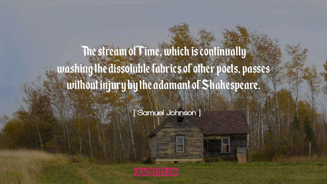 Stream Of Time quotes by Samuel Johnson