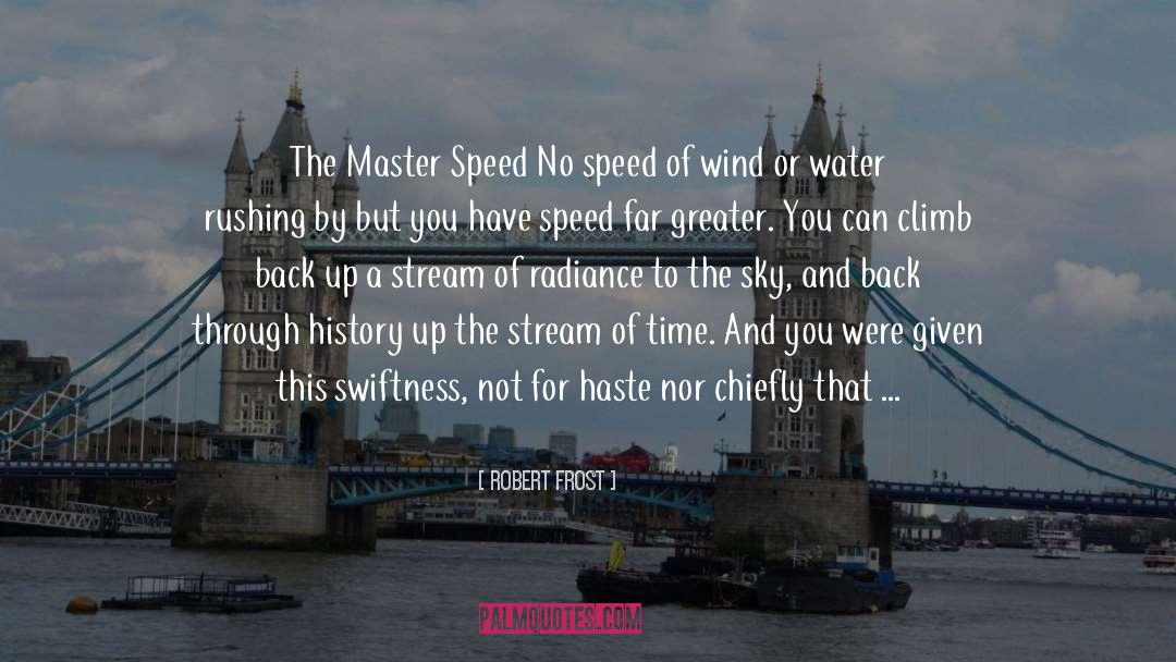 Stream Of Time quotes by Robert Frost