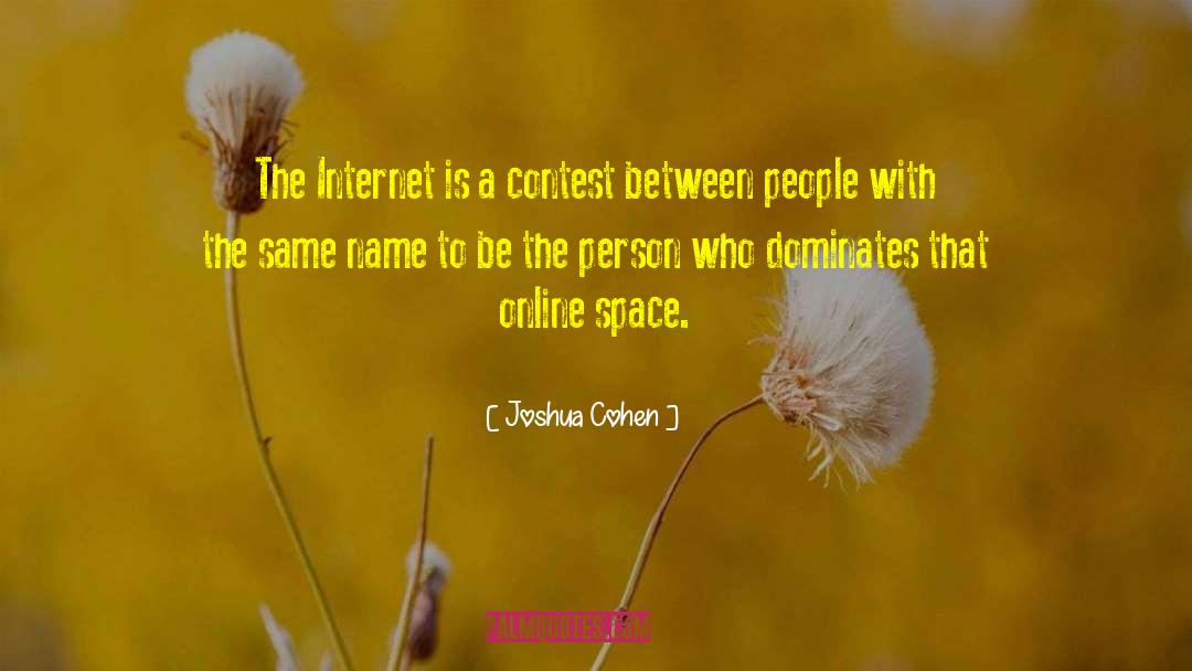 Stream Online quotes by Joshua Cohen