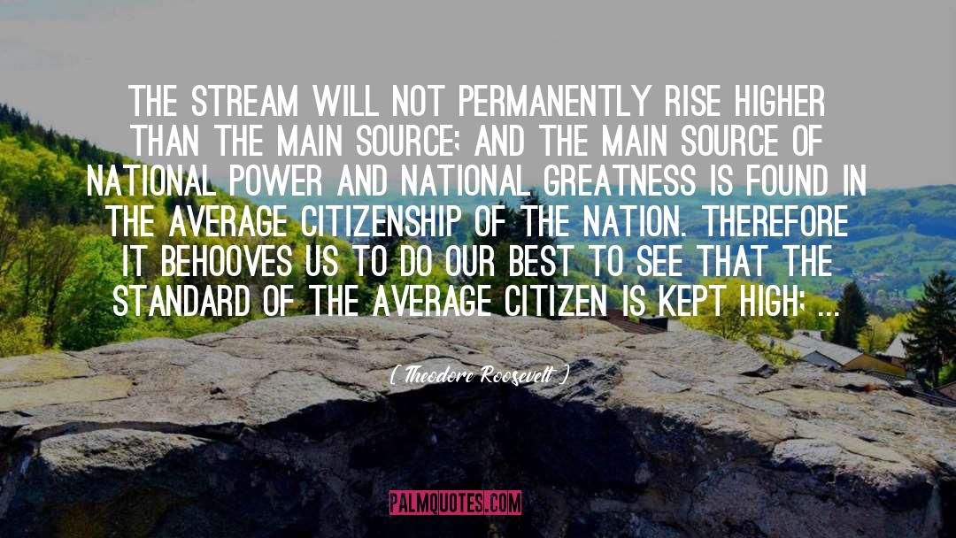 Stream quotes by Theodore Roosevelt