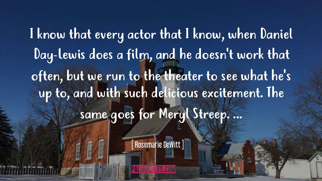 Streep quotes by Rosemarie DeWitt