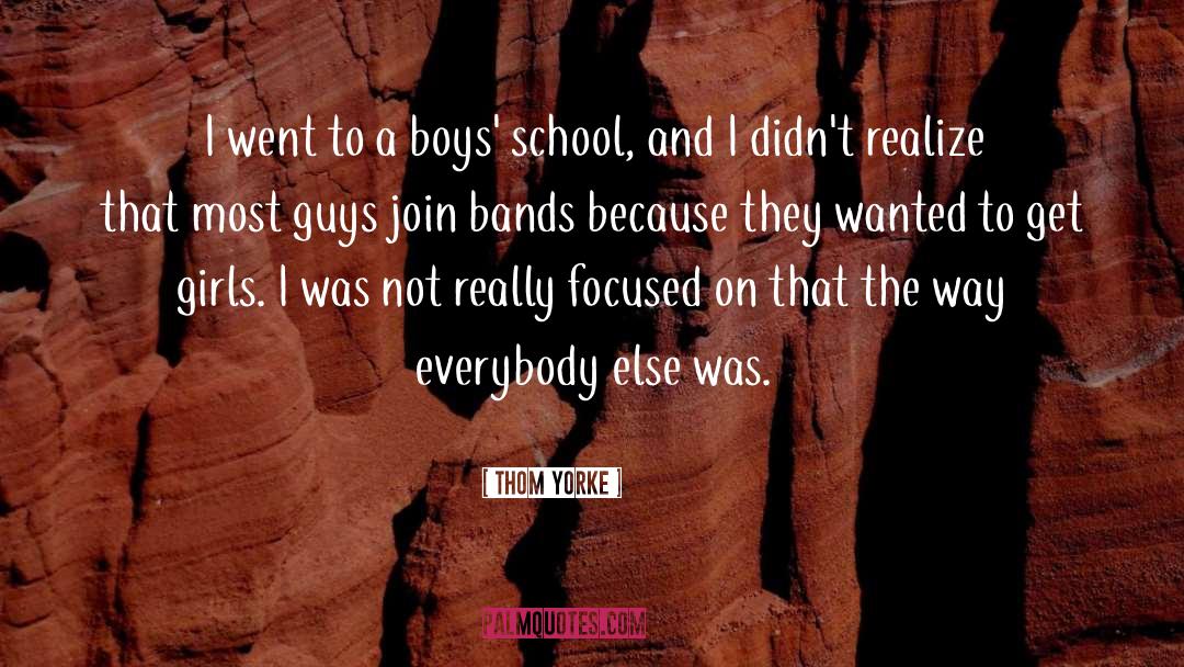 Street Boys quotes by Thom Yorke