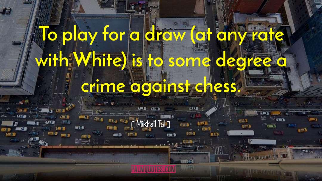 Street Crime quotes by Mikhail Tal