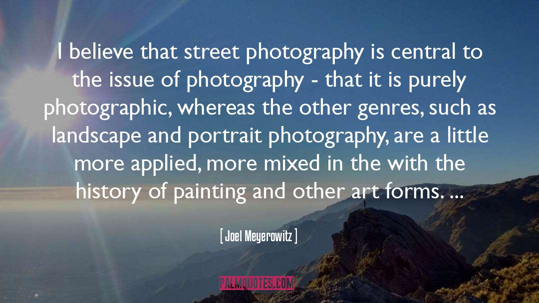 Street Photography quotes by Joel Meyerowitz