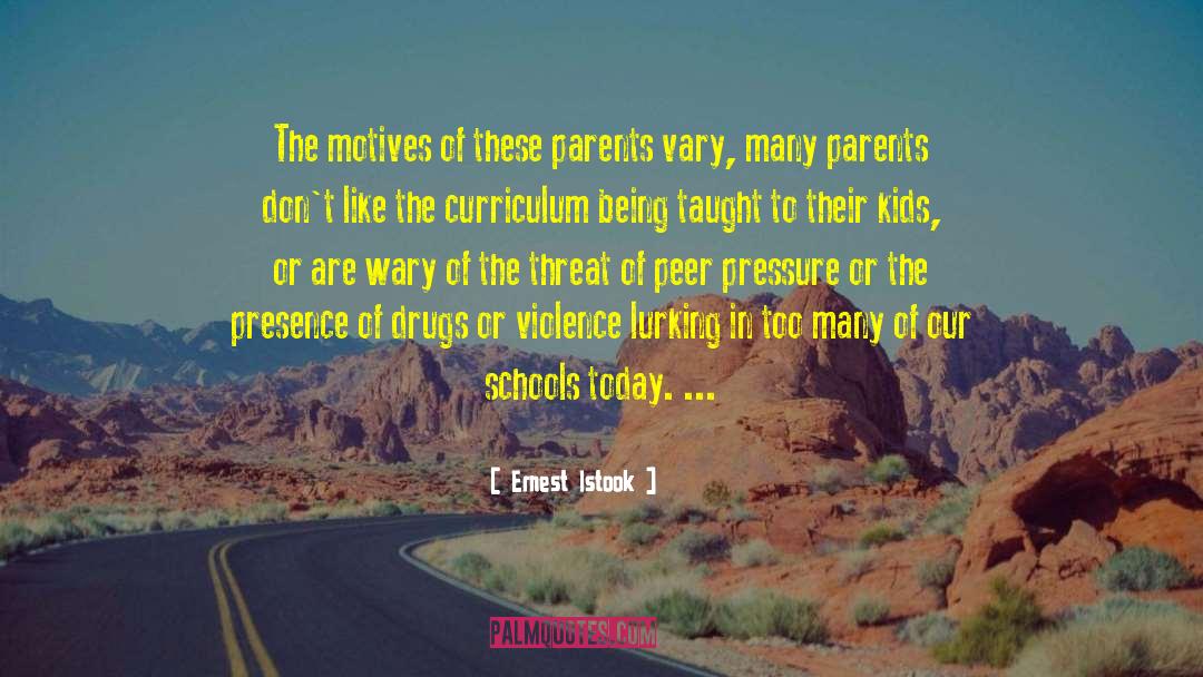 Street Violence quotes by Ernest Istook