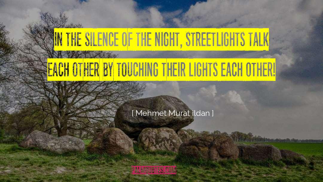 Streetlight quotes by Mehmet Murat Ildan