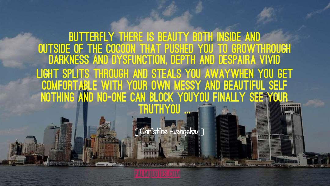 Strength And Beauty quotes by Christine Evangelou