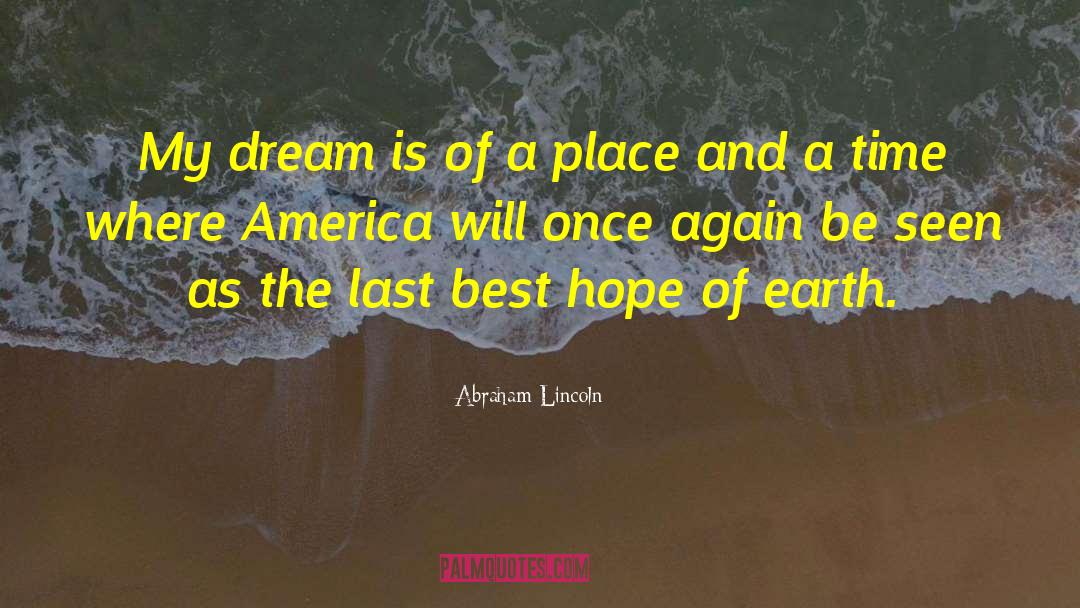 Strength And Hope quotes by Abraham Lincoln