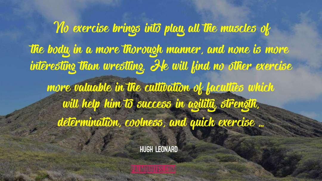 Strength And Weakness quotes by Hugh Leonard