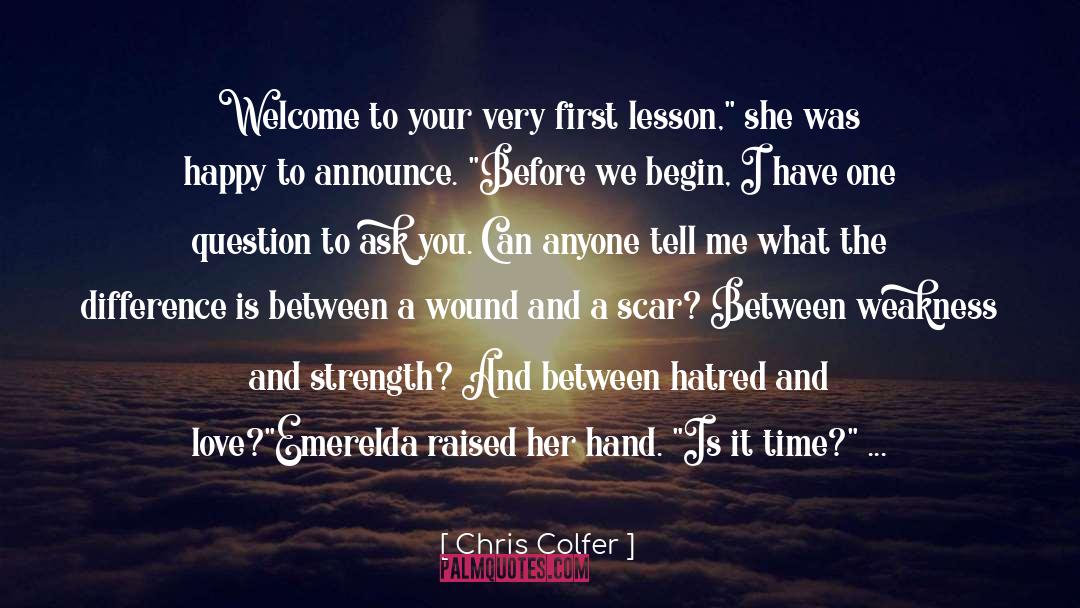 Strength And Wisdom quotes by Chris Colfer