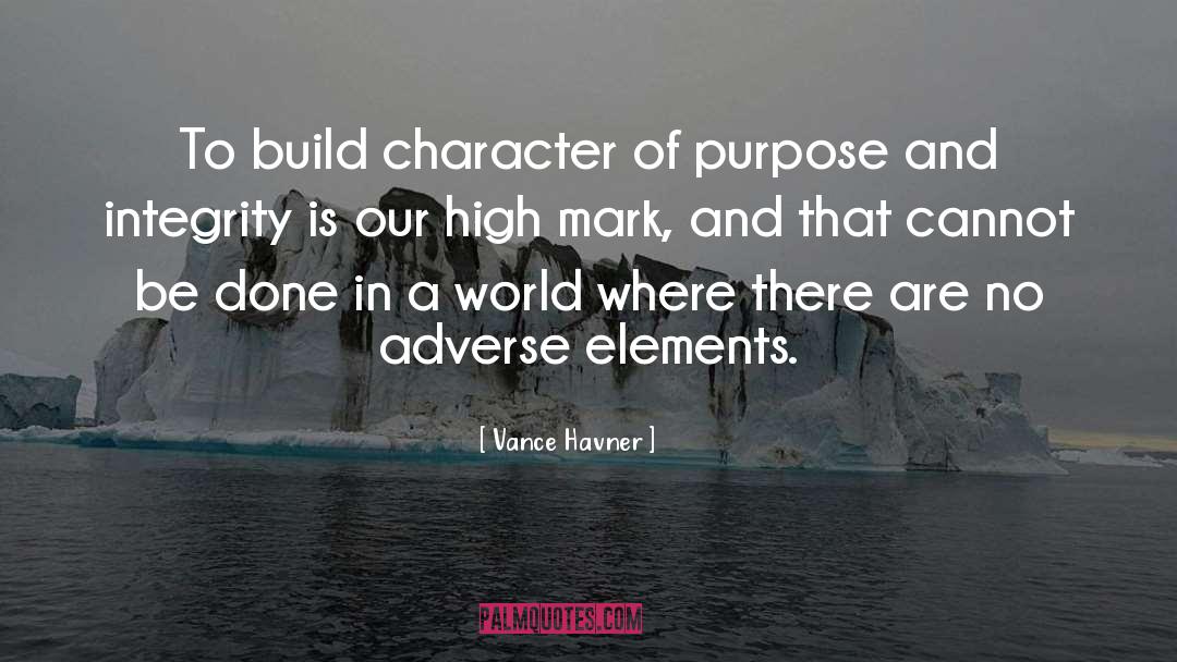 Strength Character quotes by Vance Havner