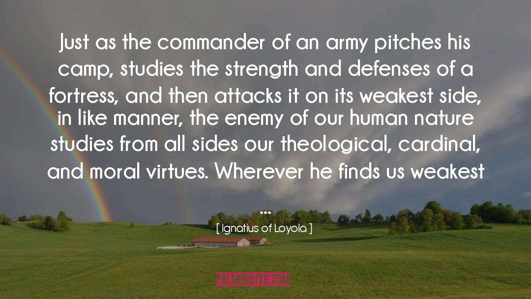 Strength In God quotes by Ignatius Of Loyola