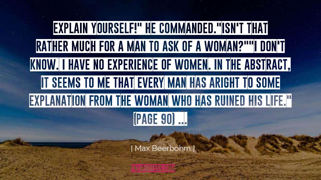 Strength Of A Woman quotes by Max Beerbohm