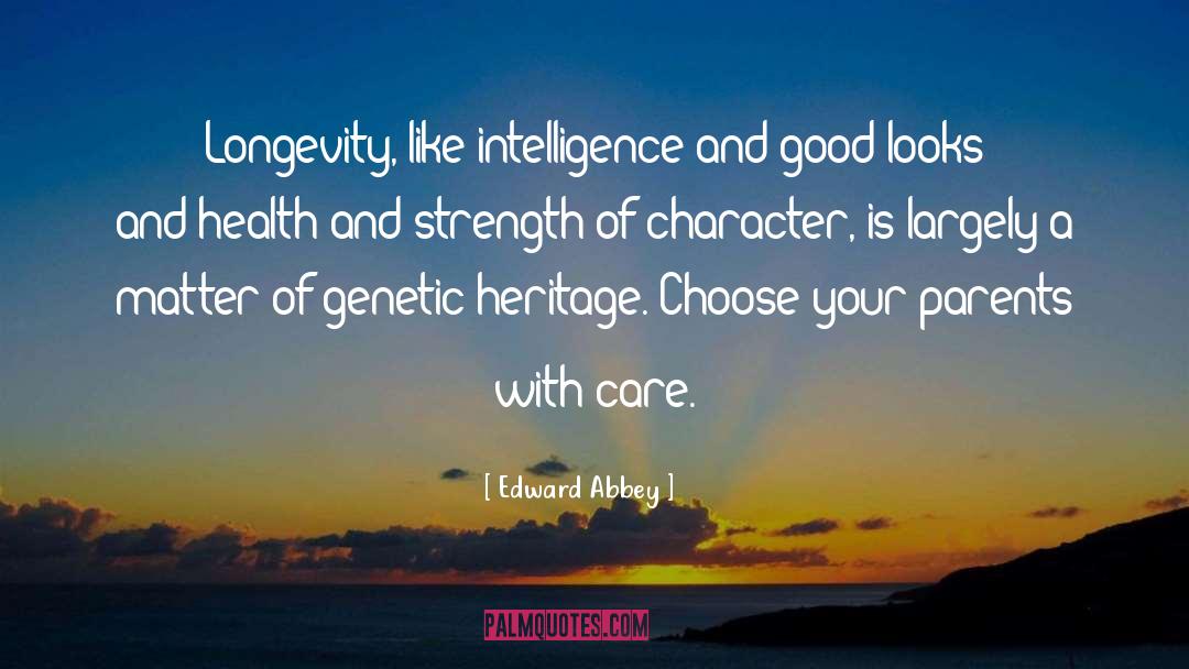 Strength Of Character quotes by Edward Abbey