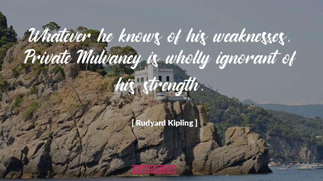 Strength Of Character quotes by Rudyard Kipling