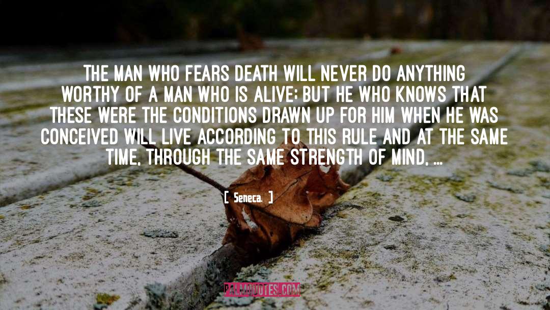 Strength Of Mind quotes by Seneca.