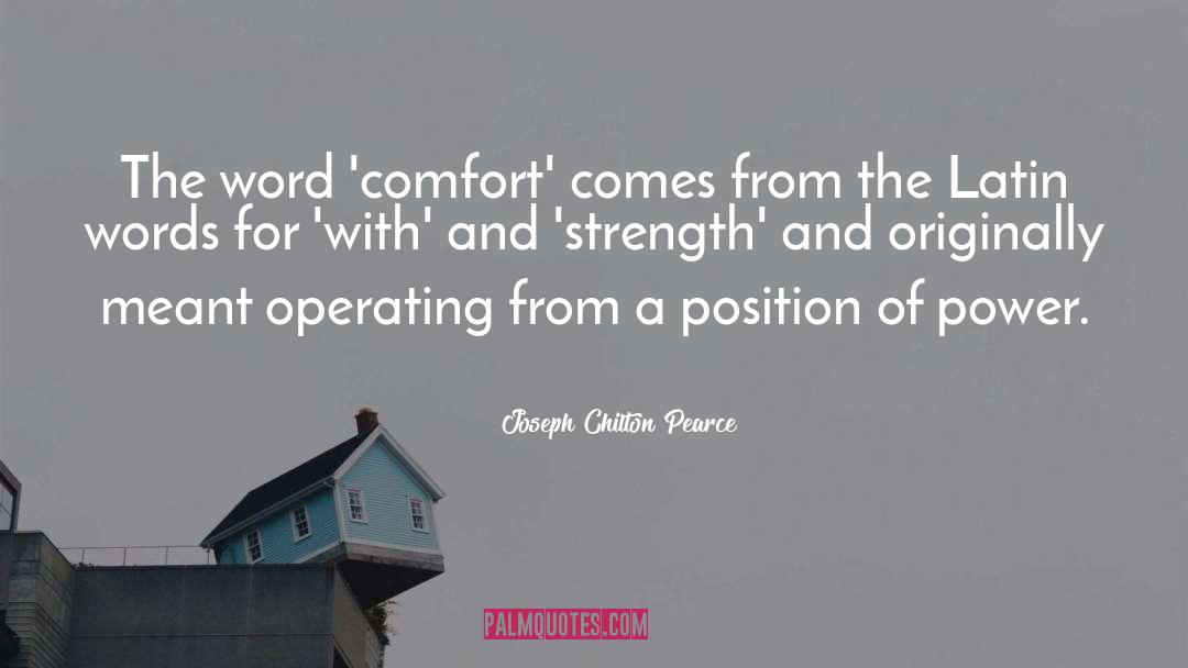 Strength Of Pink quotes by Joseph Chilton Pearce