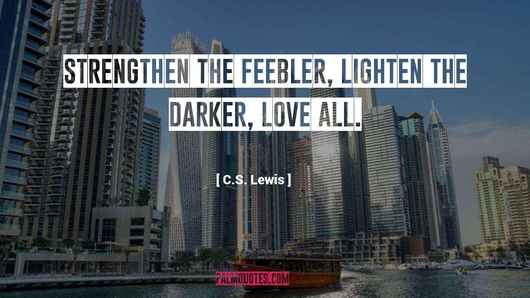 Strengthen quotes by C.S. Lewis