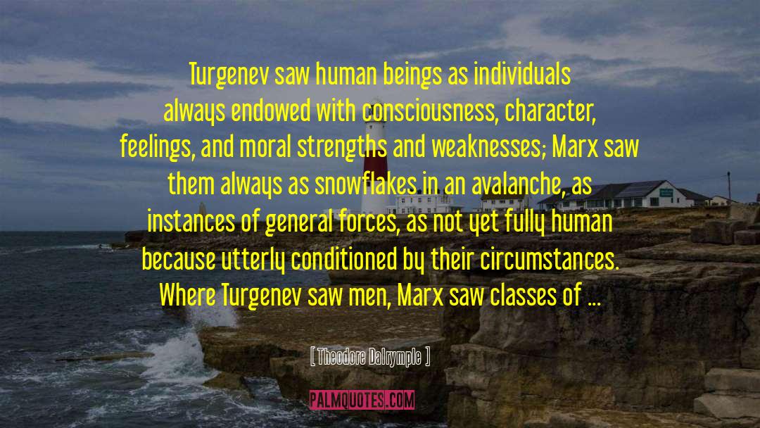 Strengths And Weaknesses quotes by Theodore Dalrymple