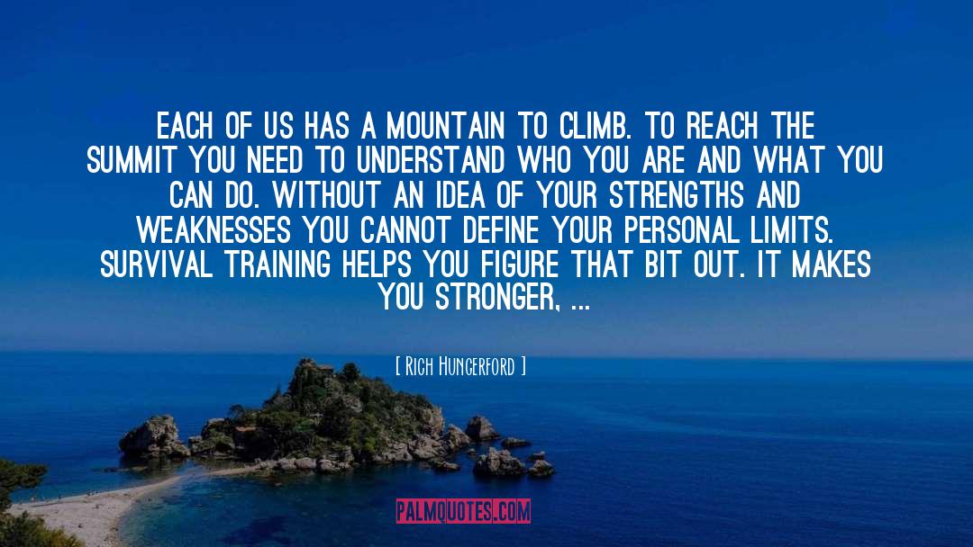 Strengths quotes by Rich Hungerford