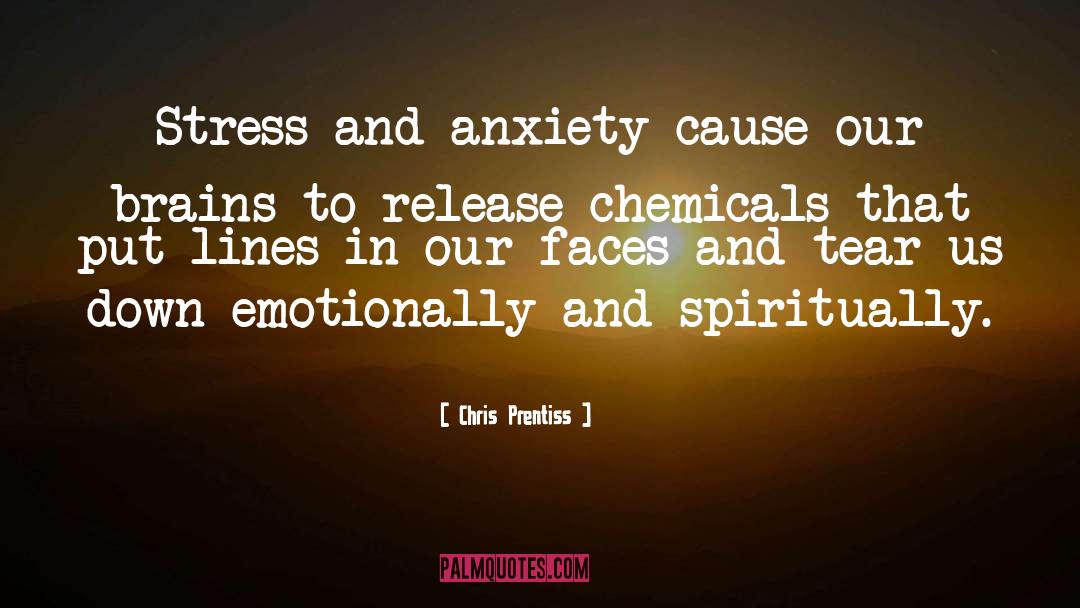 Stress And Anxiety quotes by Chris Prentiss