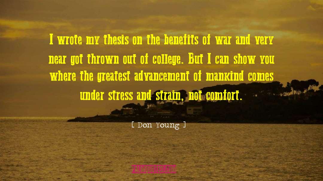 Stress And Anxiety quotes by Don Young